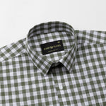 Allerow Green Check Linen Shirt - John Ellies