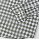 Allerow Green Check Linen Shirt - John Ellies