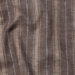 Werlise Brown Stripe Linen Shirt - John Ellies