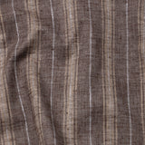 Werlise Brown Stripe Linen Shirt - John Ellies