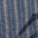 Werlise Blue Stripe Linen Shirt - John Ellies