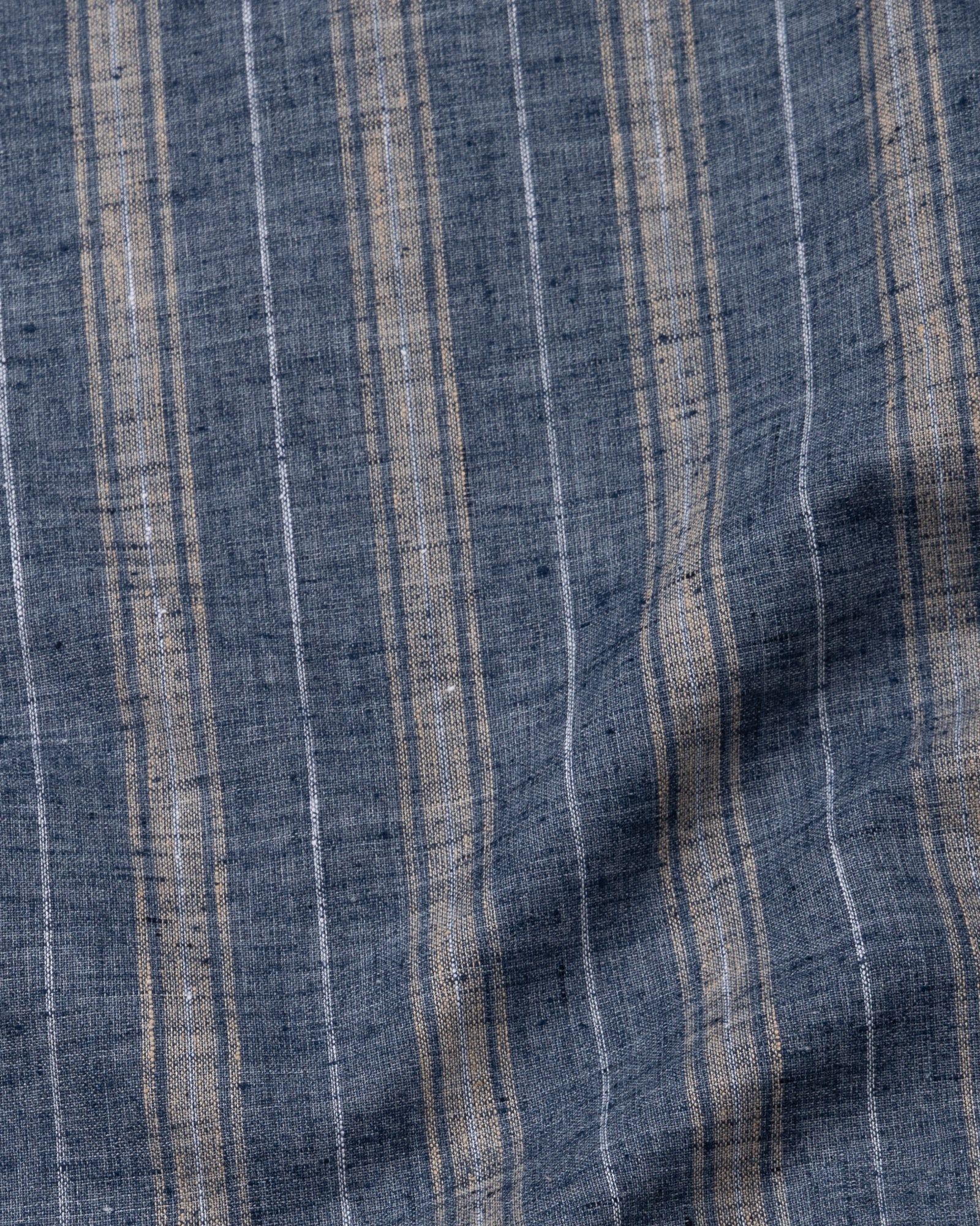 Werlise Blue Stripe Linen Shirt - John Ellies