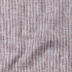 Zoreen Brown Stripe Button Down Linen Shirt - John Ellies