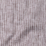 Zoreen Brown Stripe Button Down Linen Shirt - John Ellies