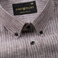 Zoreen Brown Stripe Button Down Linen Shirt - John Ellies