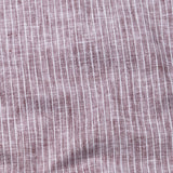 Zoreen Wine Stripe Button Down Linen Shirt - John Ellies