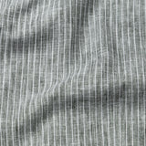 Zoreen Green Stripe Button Down Linen Shirt - John Ellies