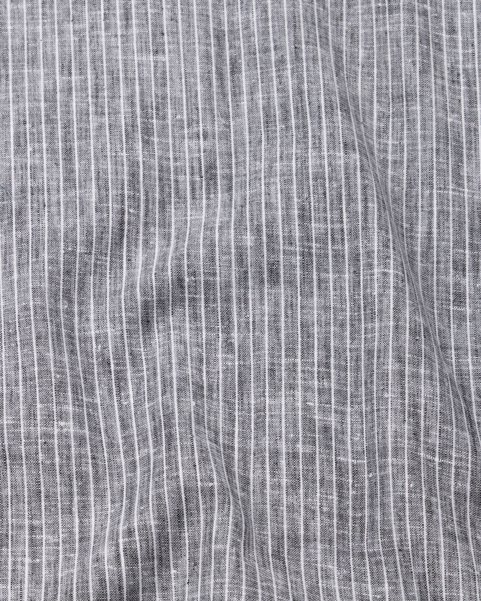 Zoreen Black Stripe Button Down Linen Shirt - John Ellies