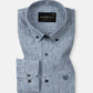 Zoreen Teal Stripe Button Down Linen Shirt - John Ellies