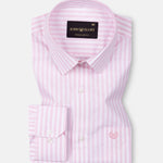 Sylvar Pink Stripe Oxford Cotton Shirt - John Ellies