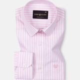 Sylvar Pink Stripe Oxford Cotton Shirt - John Ellies