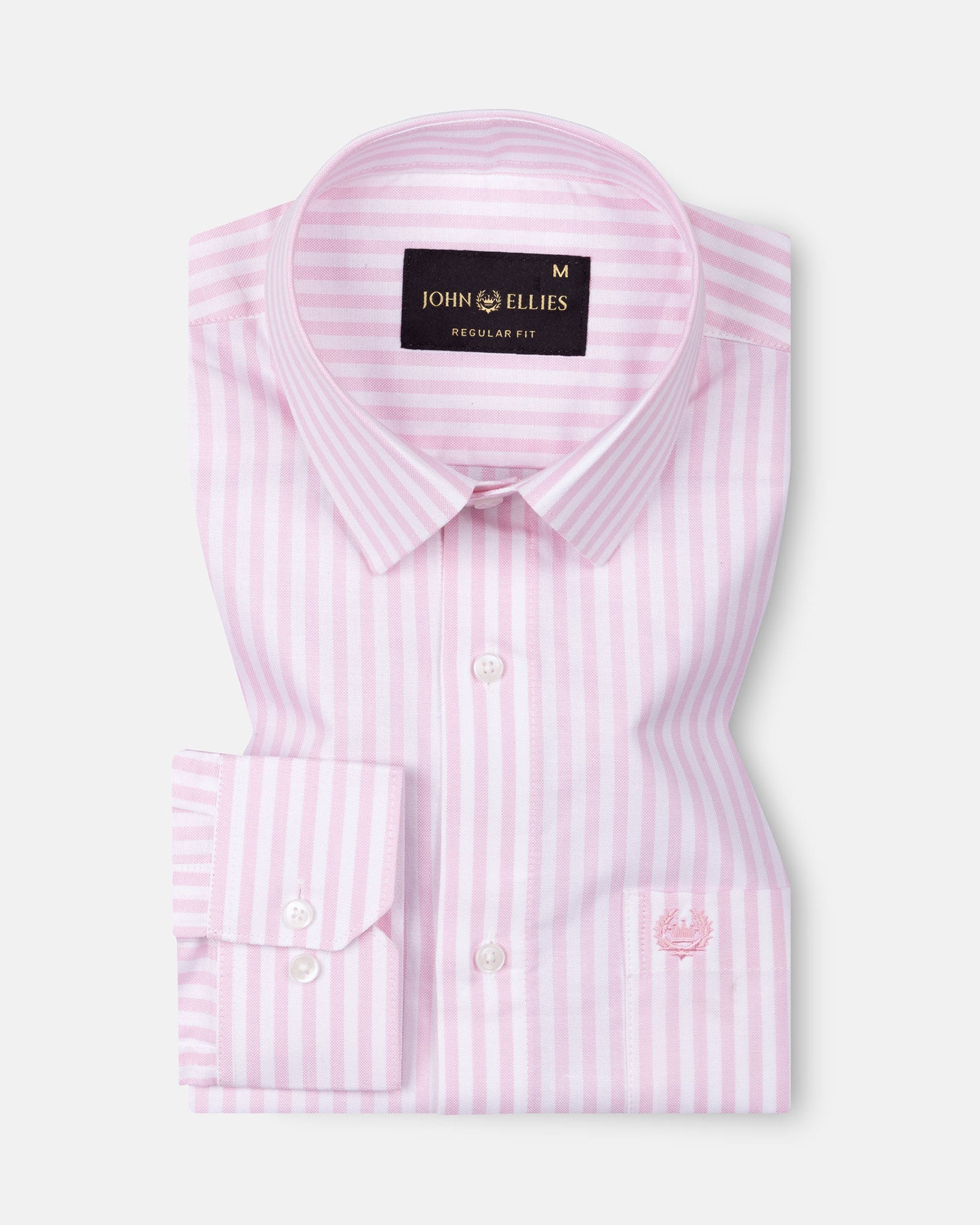 Sylvar Pink Stripe Oxford Cotton Shirt - John Ellies