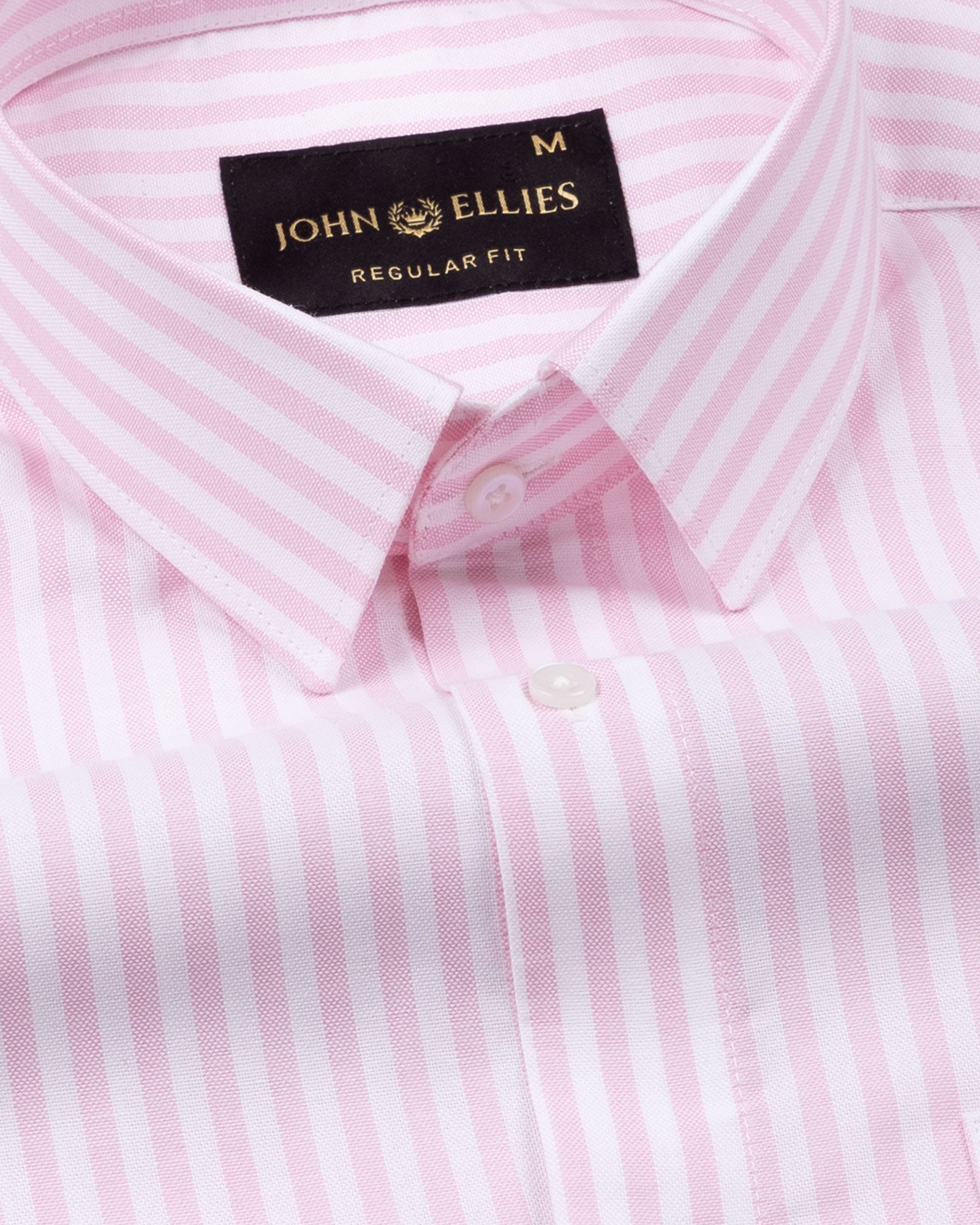 Sylvar Pink Stripe Oxford Cotton Shirt - John Ellies
