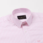 Sylvar Pink Stripe Oxford Cotton Shirt - John Ellies