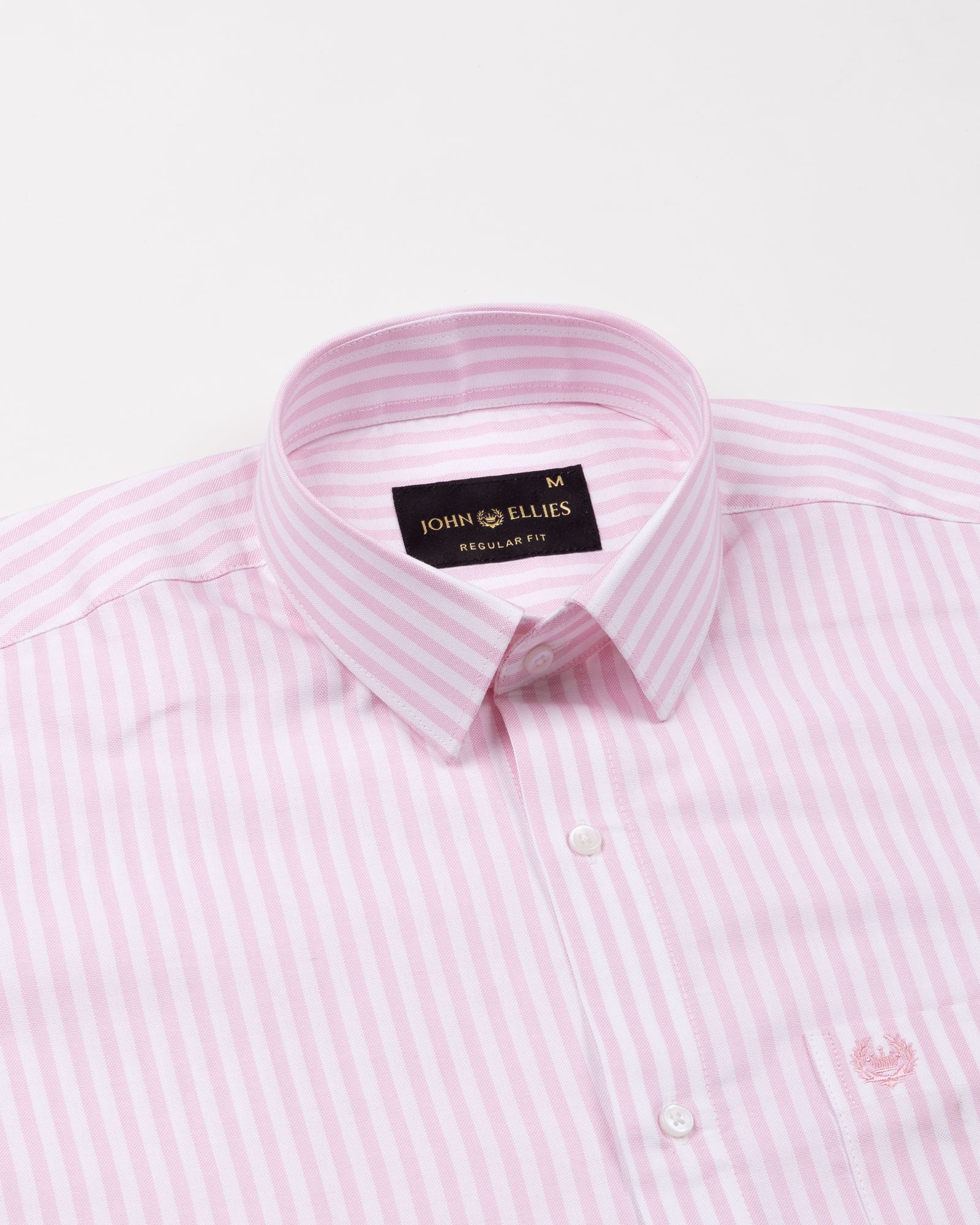 Sylvar Pink Stripe Oxford Cotton Shirt - John Ellies