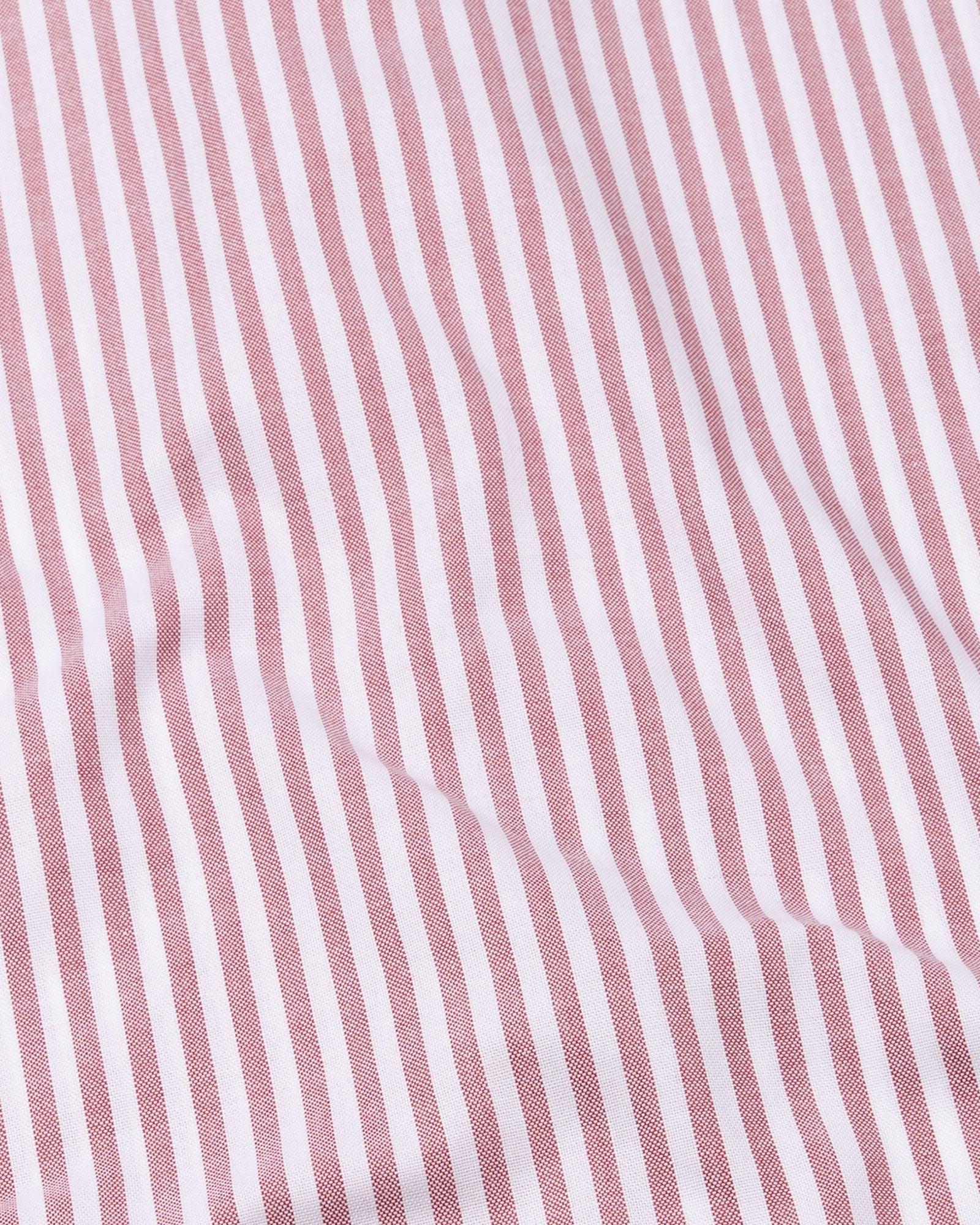 Sylvar Red Stripe Oxford Cotton Shirt - John Ellies