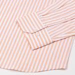Sylvar Orange Stripe Oxford Cotton Shirt - John Ellies