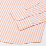 Sylvar Orange Stripe Oxford Cotton Shirt - John Ellies