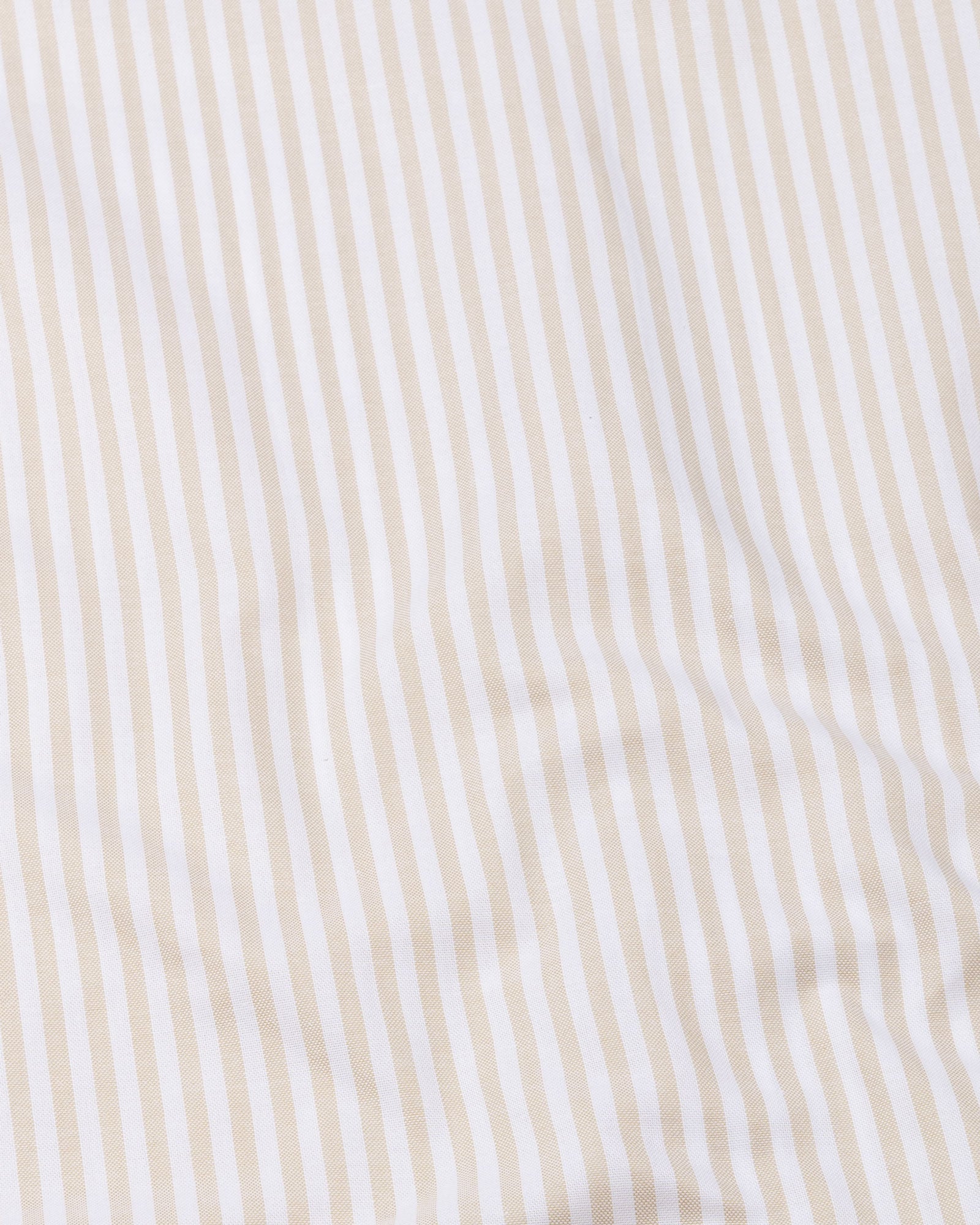 Sylvar Cream Stripe Oxford Cotton Shirt - John Ellies
