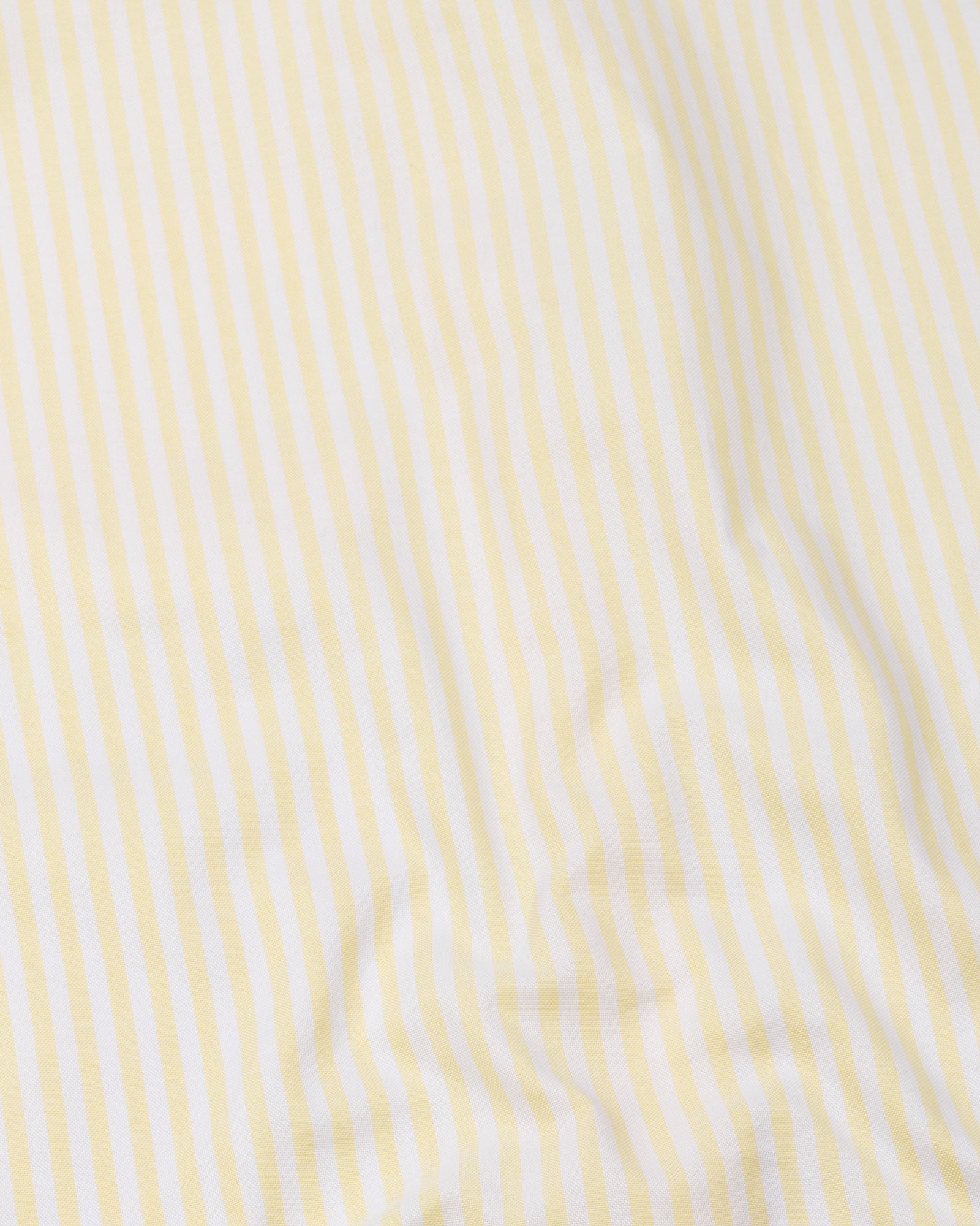 Sylvar Yellow Stripe Oxford Cotton Shirt - John Ellies