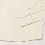 Sylvar Yellow Stripe Oxford Cotton Shirt - John Ellies