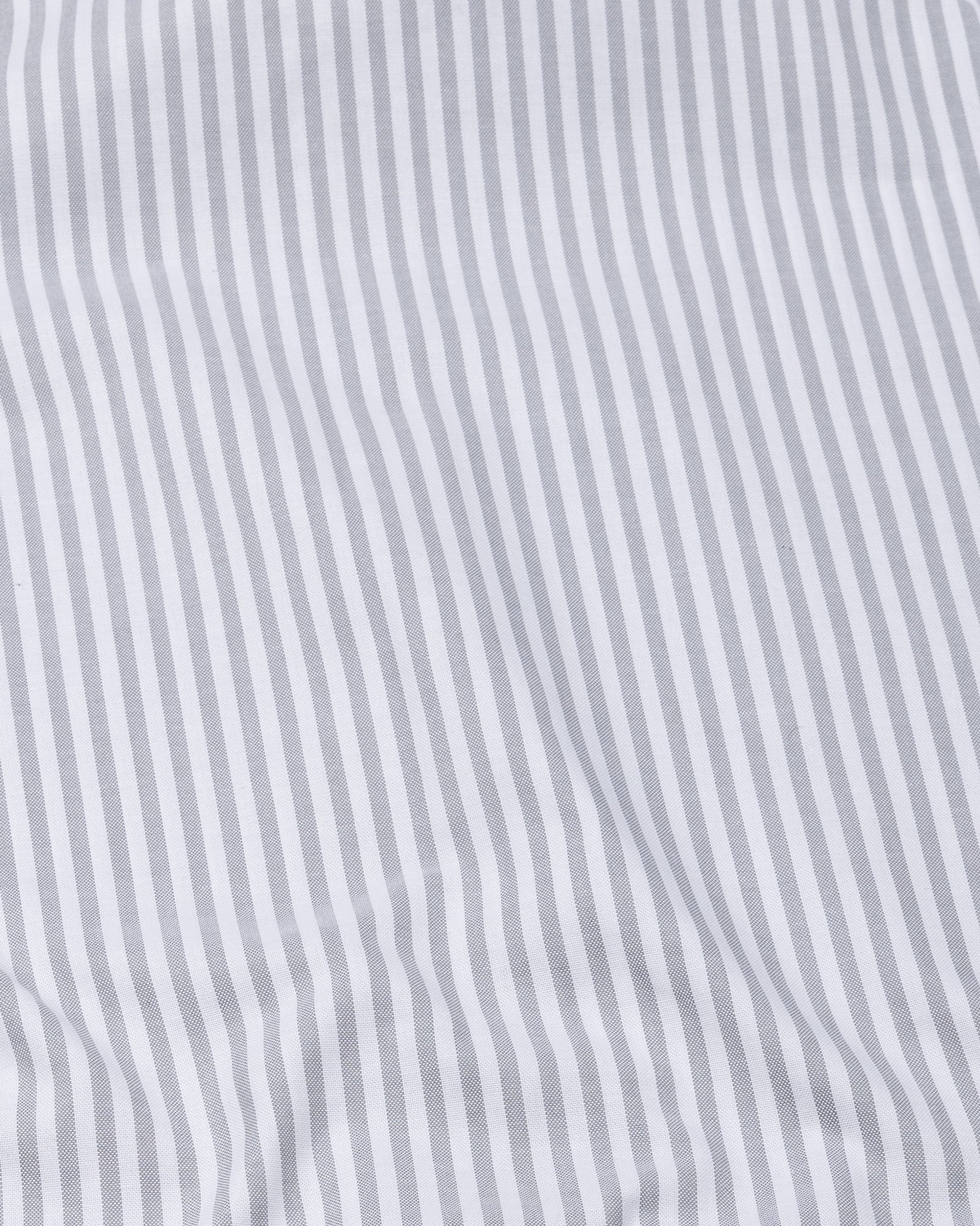 Sylvar Grey Stripe Oxford Cotton Shirt - John Ellies
