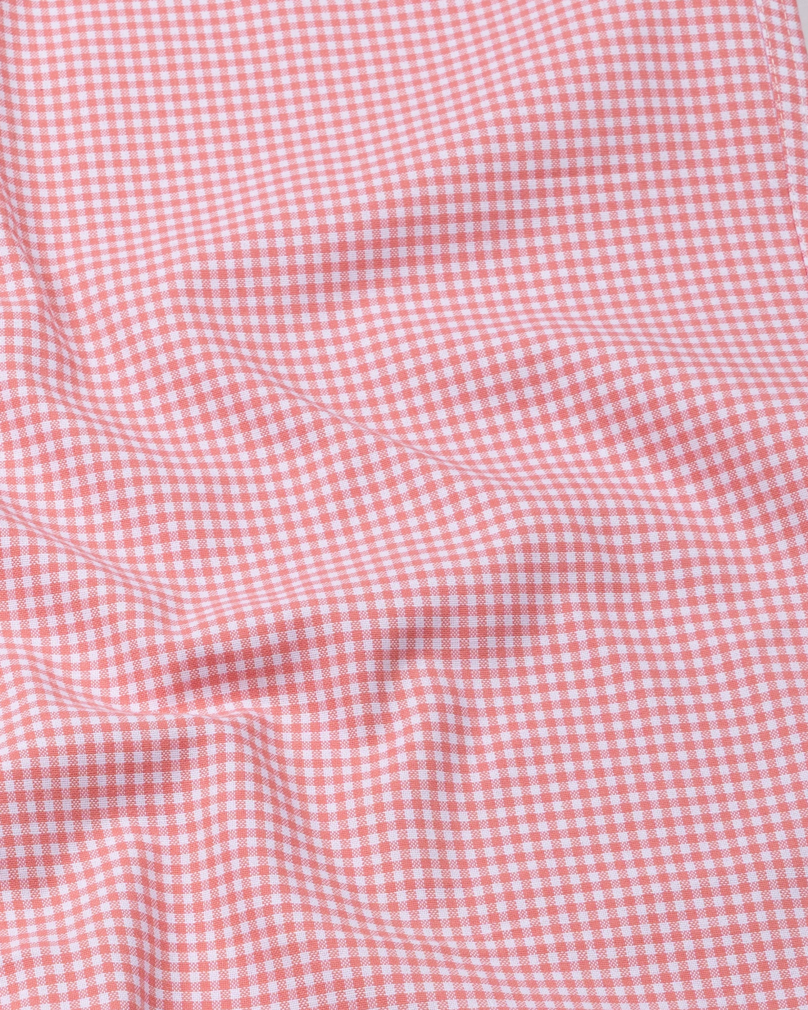 Dazzle Red Check Button Down Oxford Cotton Shirt - John Ellies