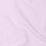 Dazzle Pink Check Button Down Oxford Cotton Shirt - John Ellies