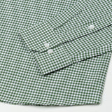 Dazzle Green Check Button Down Oxford Cotton Shirt - John Ellies