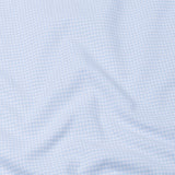 Dazzle Sky Blue Check Button Down Oxford Cotton Shirt - John Ellies