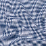 Dazzle Navy Blue Check Button Down Oxford Cotton Shirt - John Ellies
