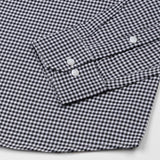 Dazzle Black Check Button Down Oxford Cotton Shirt - John Ellies