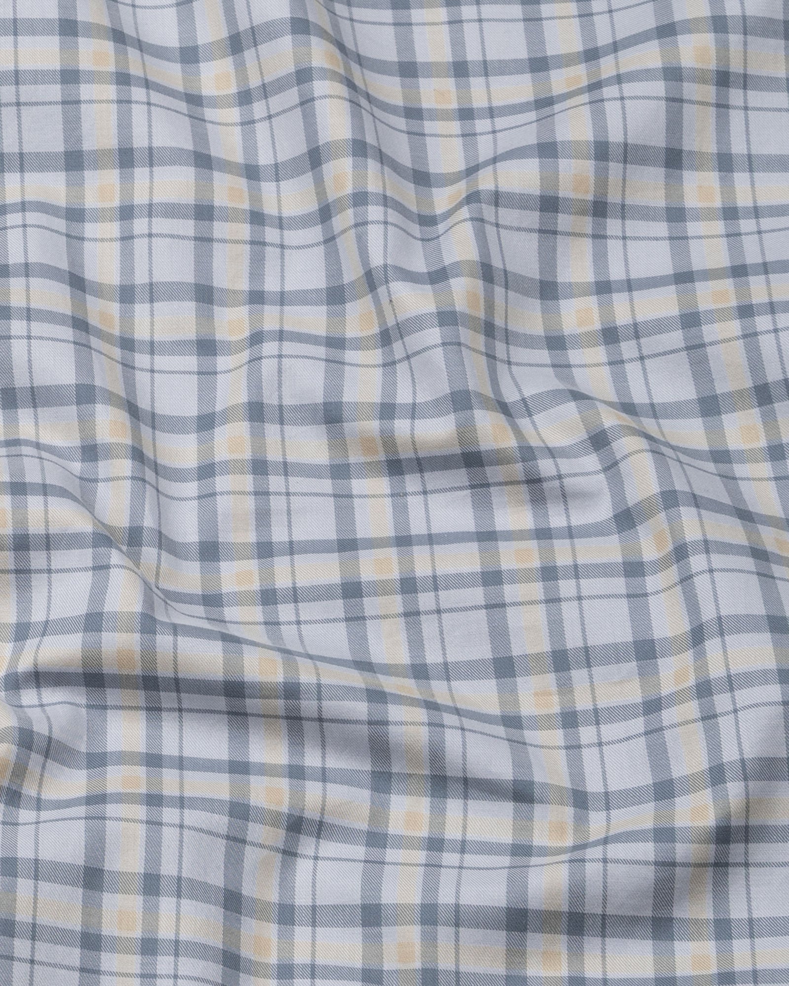 Orsiya Green Check Cotton Shirt - John Ellies