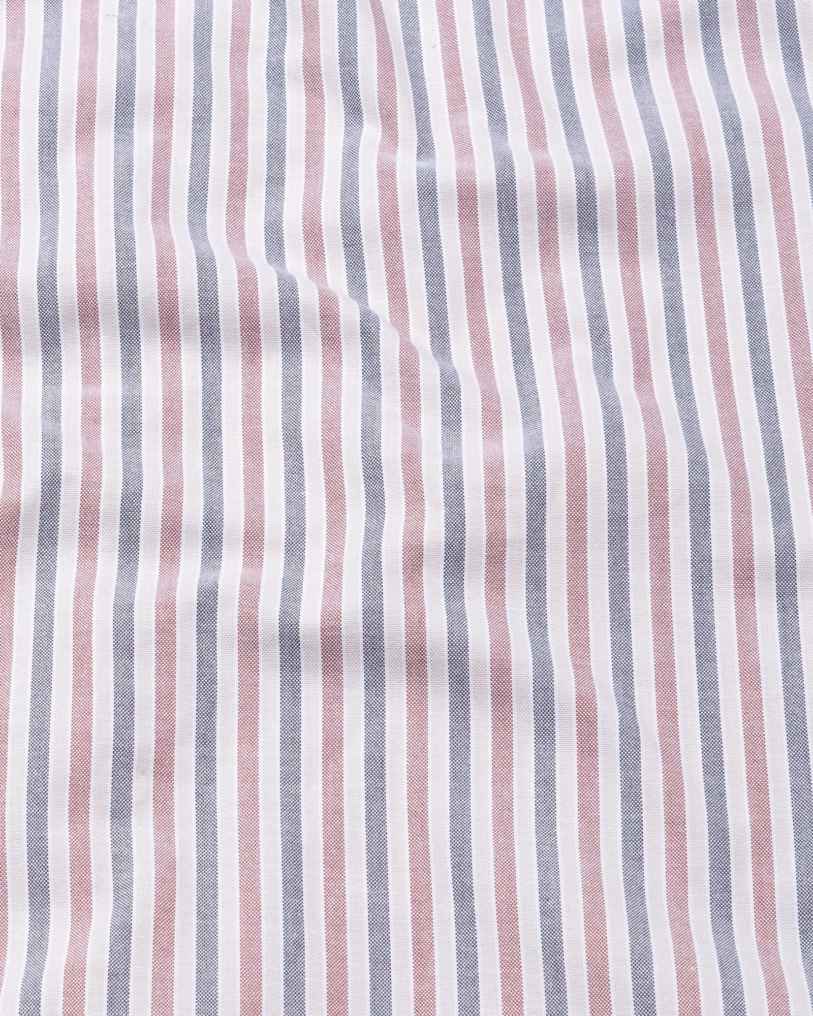 Koldris Red Stripe Oxford Cotton Shirt - John Ellies