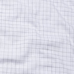 Opal Grey Check Button Down Linen Shirt - John Ellies