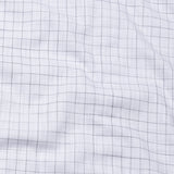 Opal Grey Check Button Down Linen Shirt - John Ellies