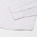 Opal Grid Brown Check Button Down Linen Shirt - John Ellies