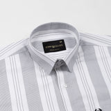 Axeior White Stripe Cotton Shirt - John Ellies