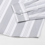 Axeior White Stripe Cotton Shirt - John Ellies