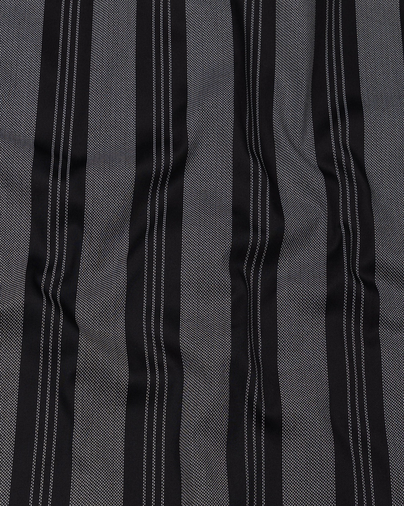 Axeior Black Stripe Cotton Shirt - John Ellies