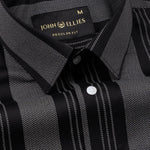 Axeior Black Stripe Cotton Shirt - John Ellies