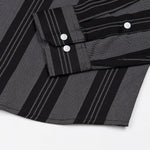 Axeior Black Stripe Cotton Shirt - John Ellies