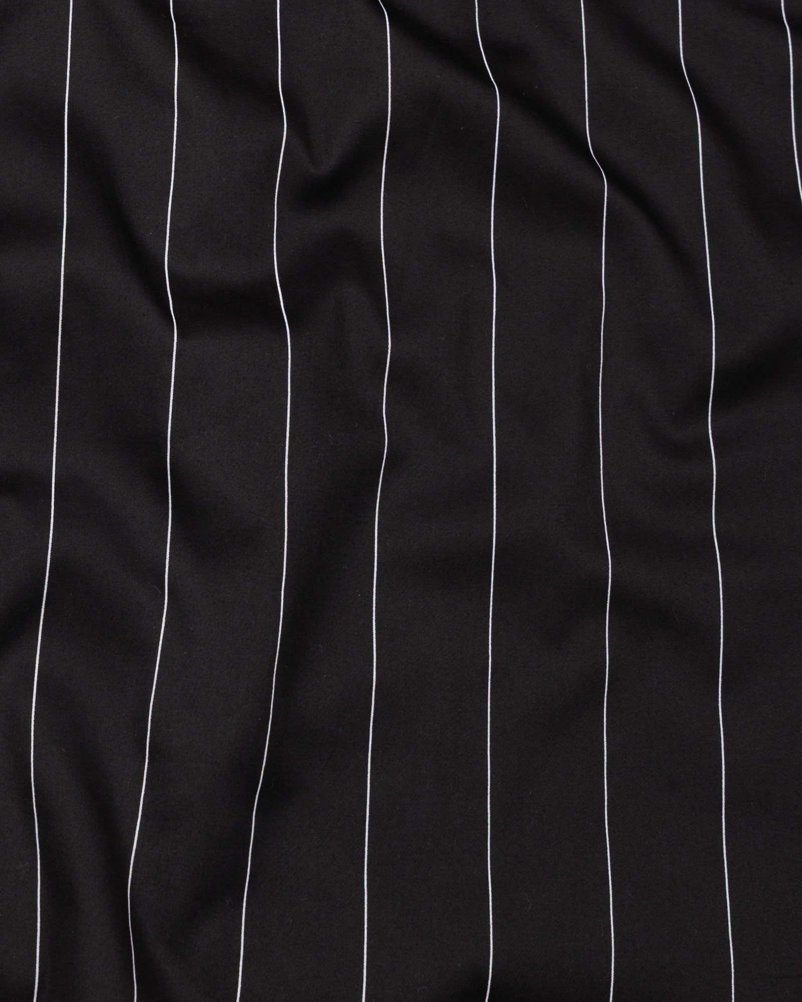 Axeior Black Pin Stripe Cotton Shirt - John Ellies