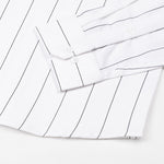Axeior White Pin Stripe Cotton Shirt - John Ellies