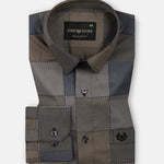 Axeior Yellow Check Cotton Shirt - John Ellies