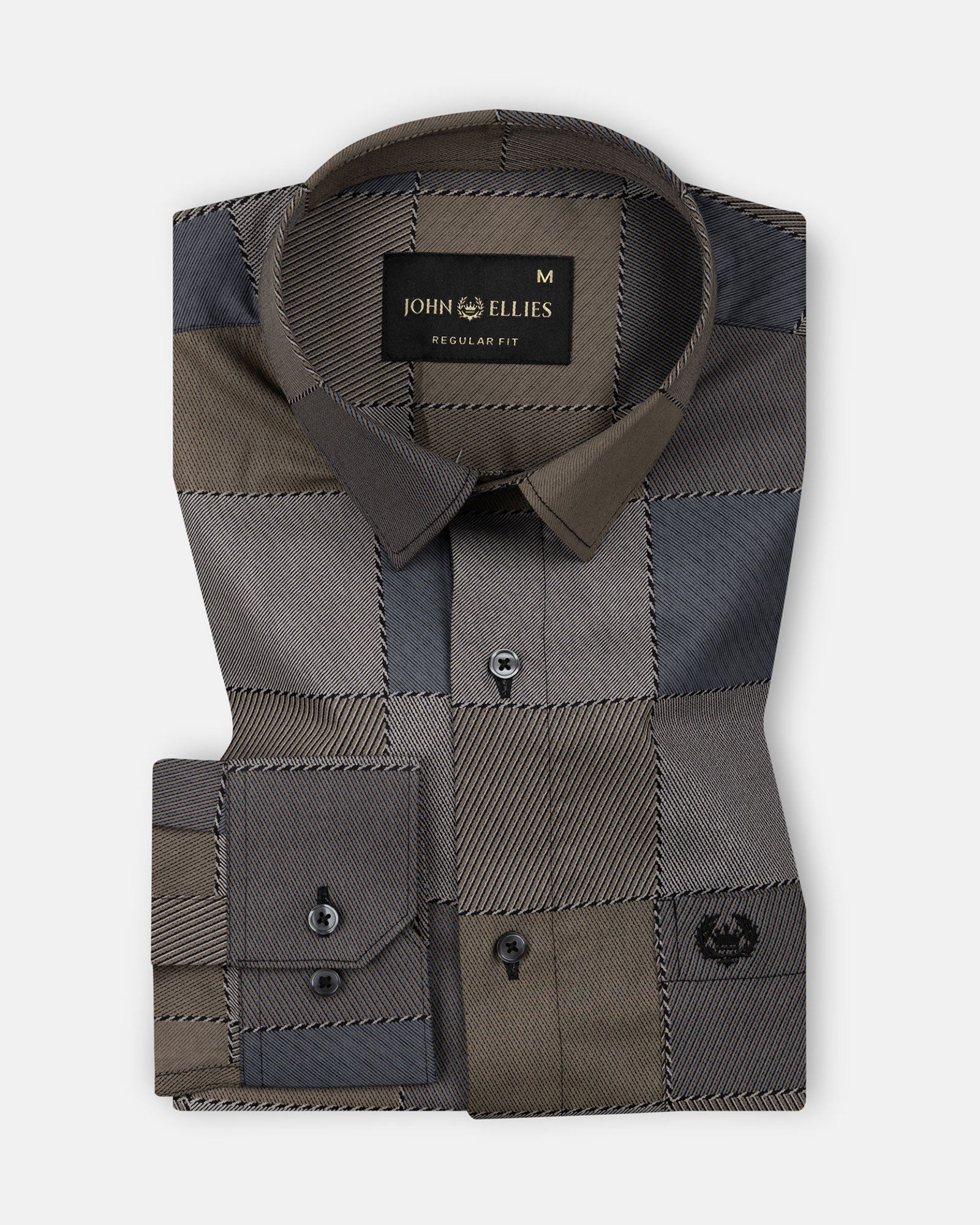 Axeior Yellow Check Cotton Shirt - John Ellies