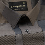 Axeior Yellow Check Cotton Shirt - John Ellies