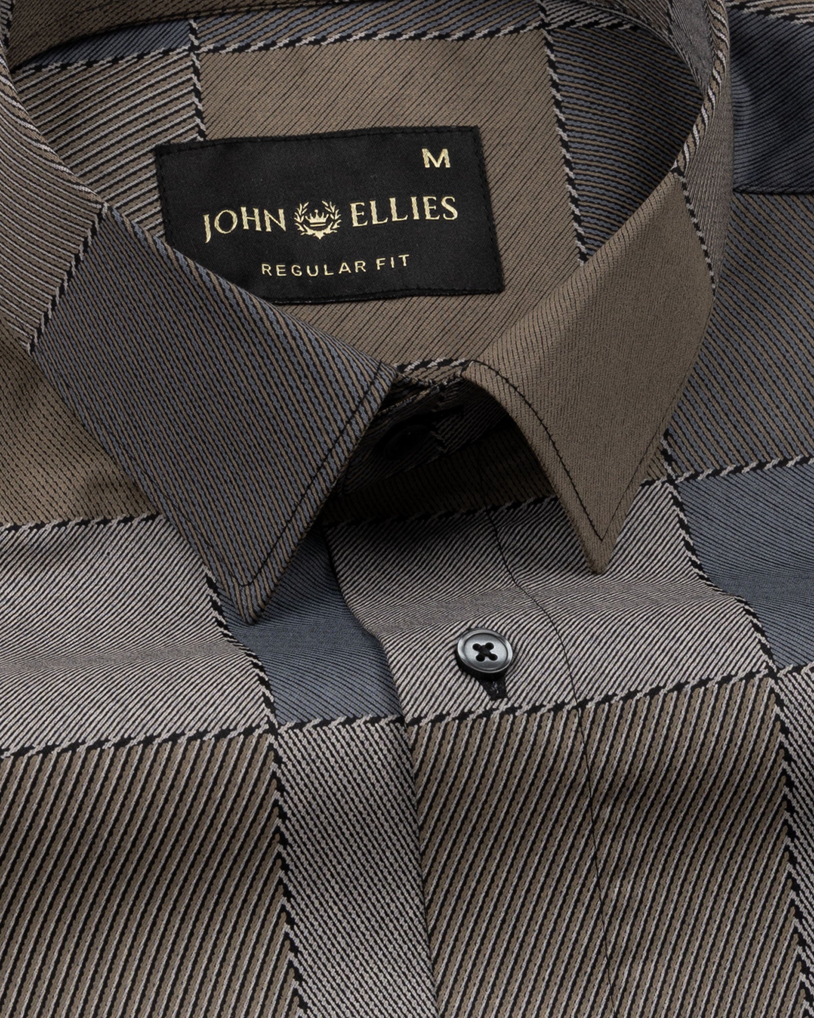 Axeior Yellow Check Cotton Shirt - John Ellies