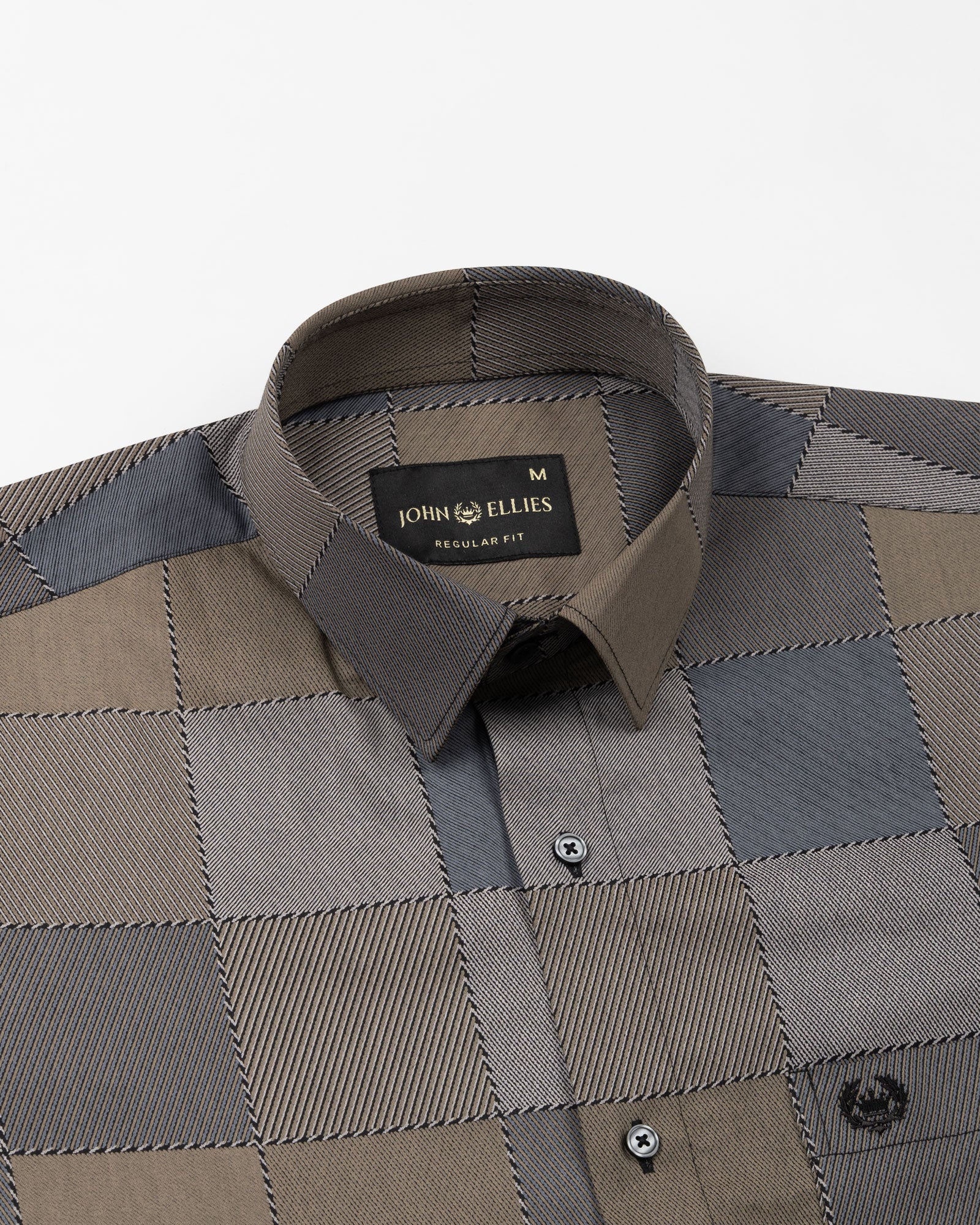 Axeior Yellow Check Cotton Shirt - John Ellies