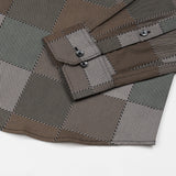 Axeior Brown Check Cotton Shirt - John Ellies